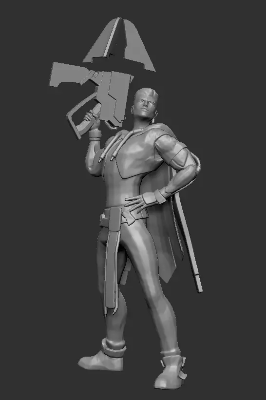 Akshan Cyber Pop - League of Legends 3D print model_0