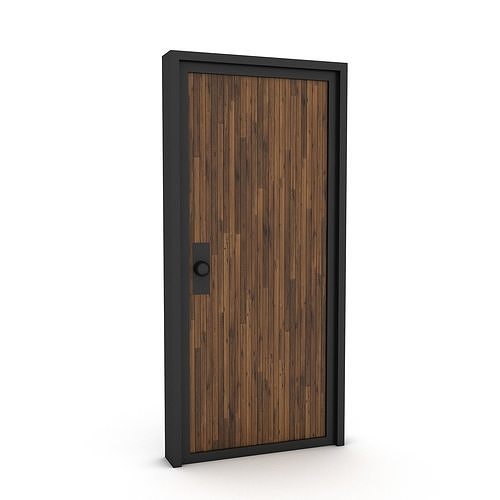 3D modern door 07 Low-poly 3D model