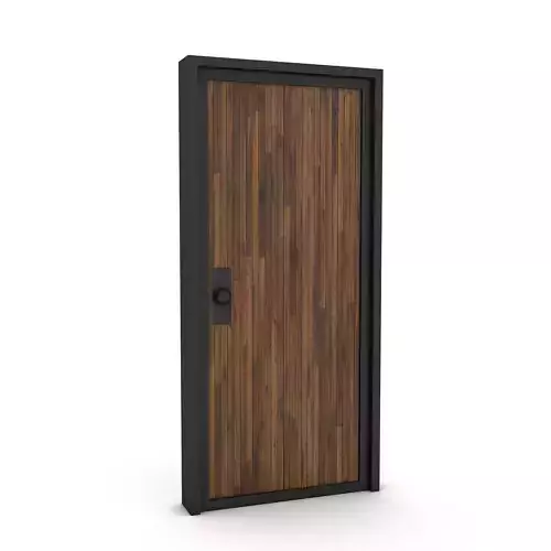 3D modern door 07 Low-poly 3D model