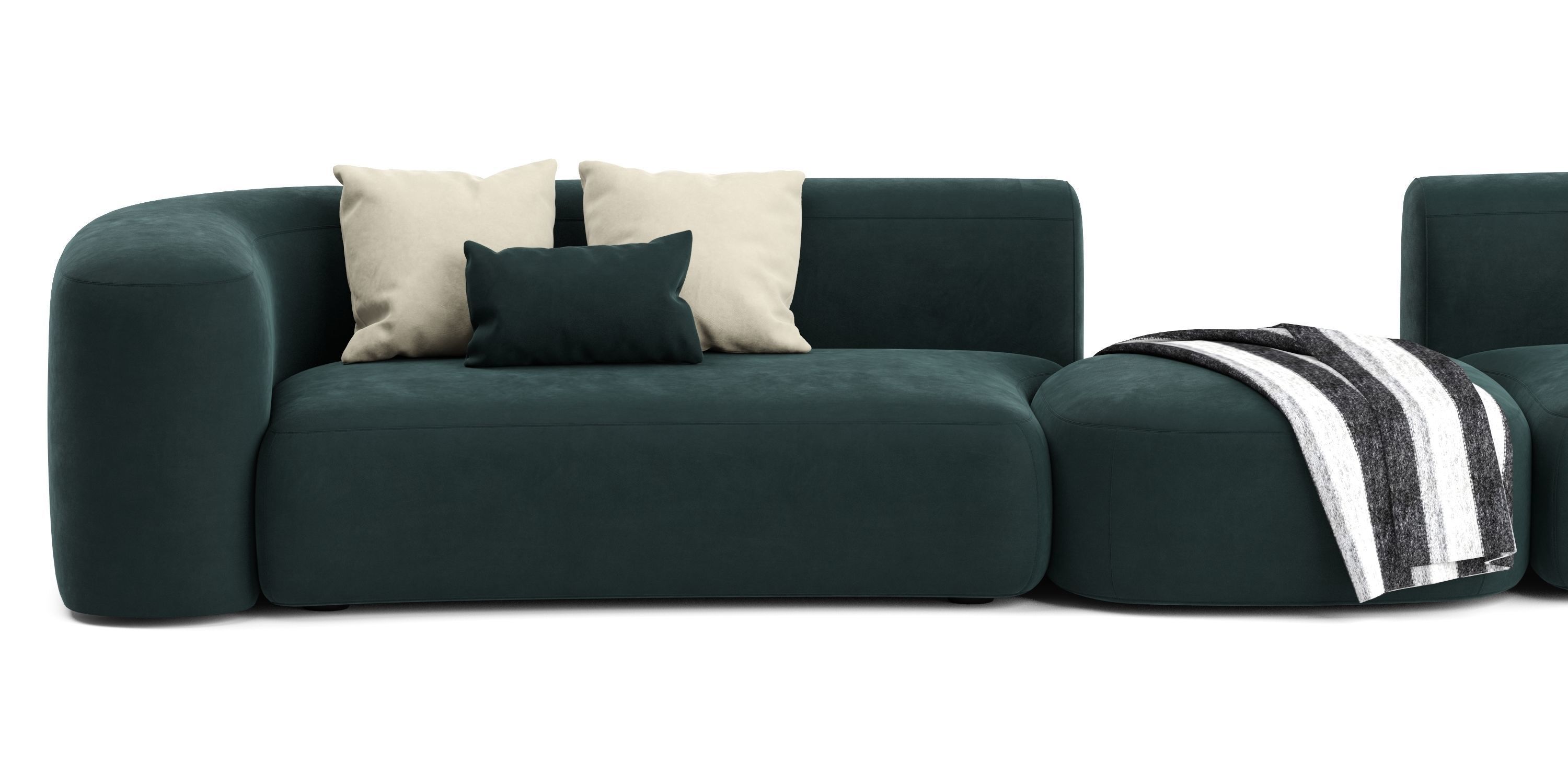 Baxter Clara modular sofa 3D model_5