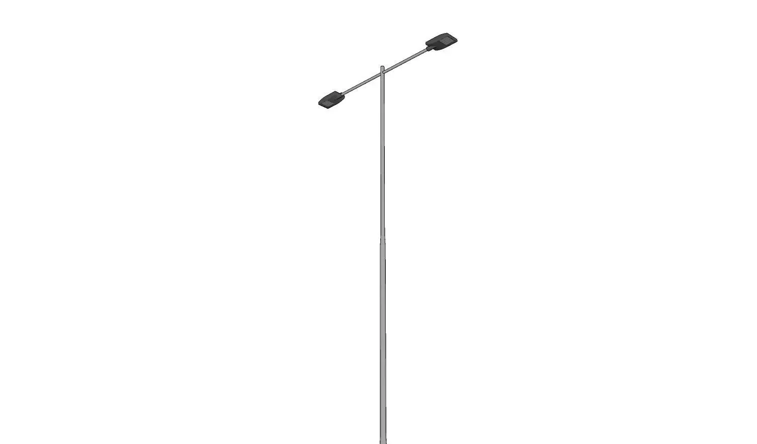 Lamp Post - Light Pole - Light Post - Street Light 30 3D model_0