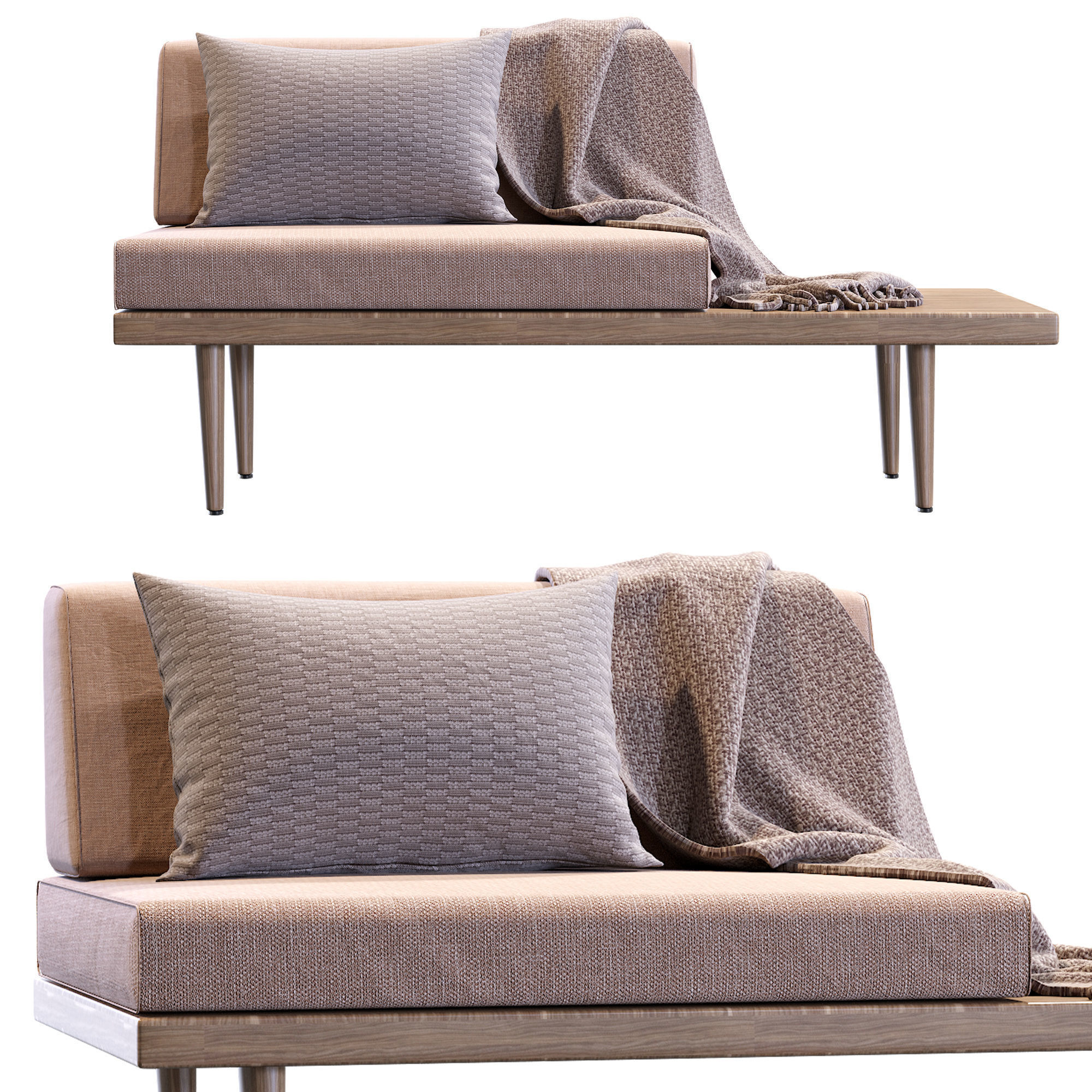 Armchair by Casara Modern 3D model_2