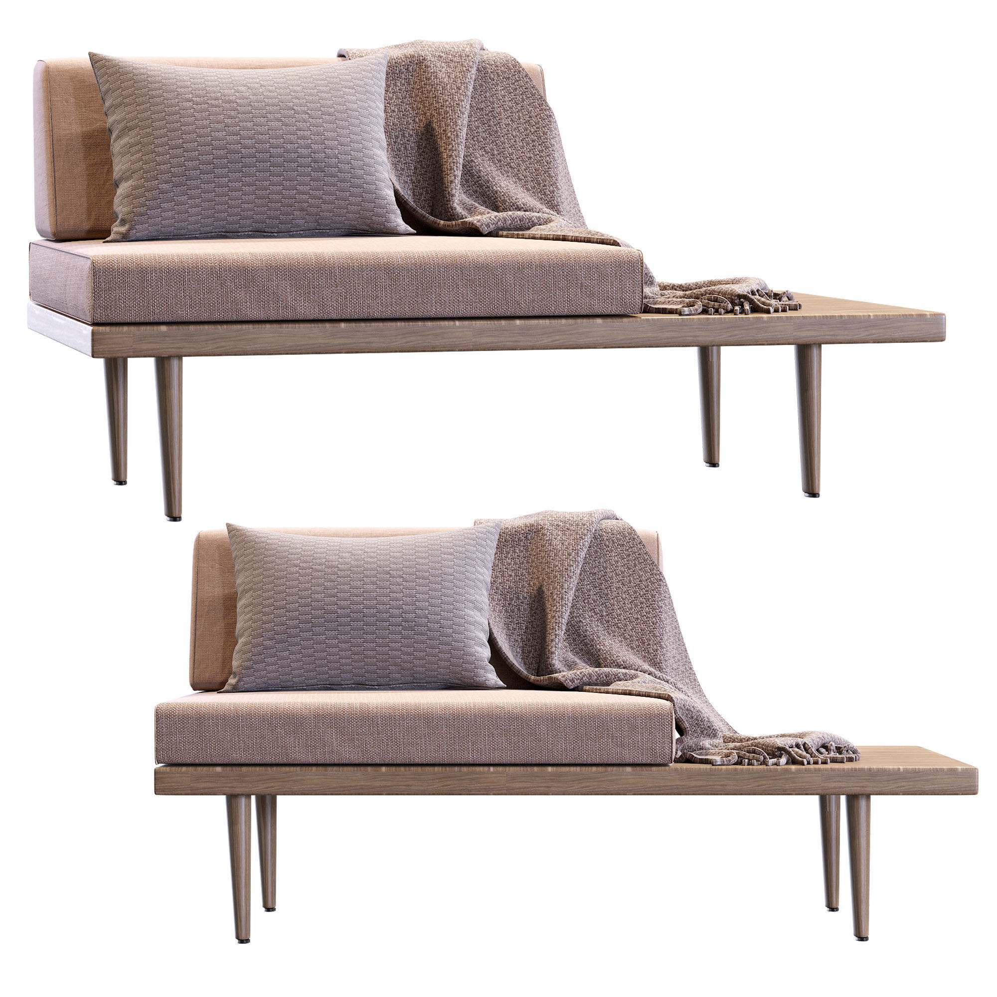 Armchair by Casara Modern 3D model_3