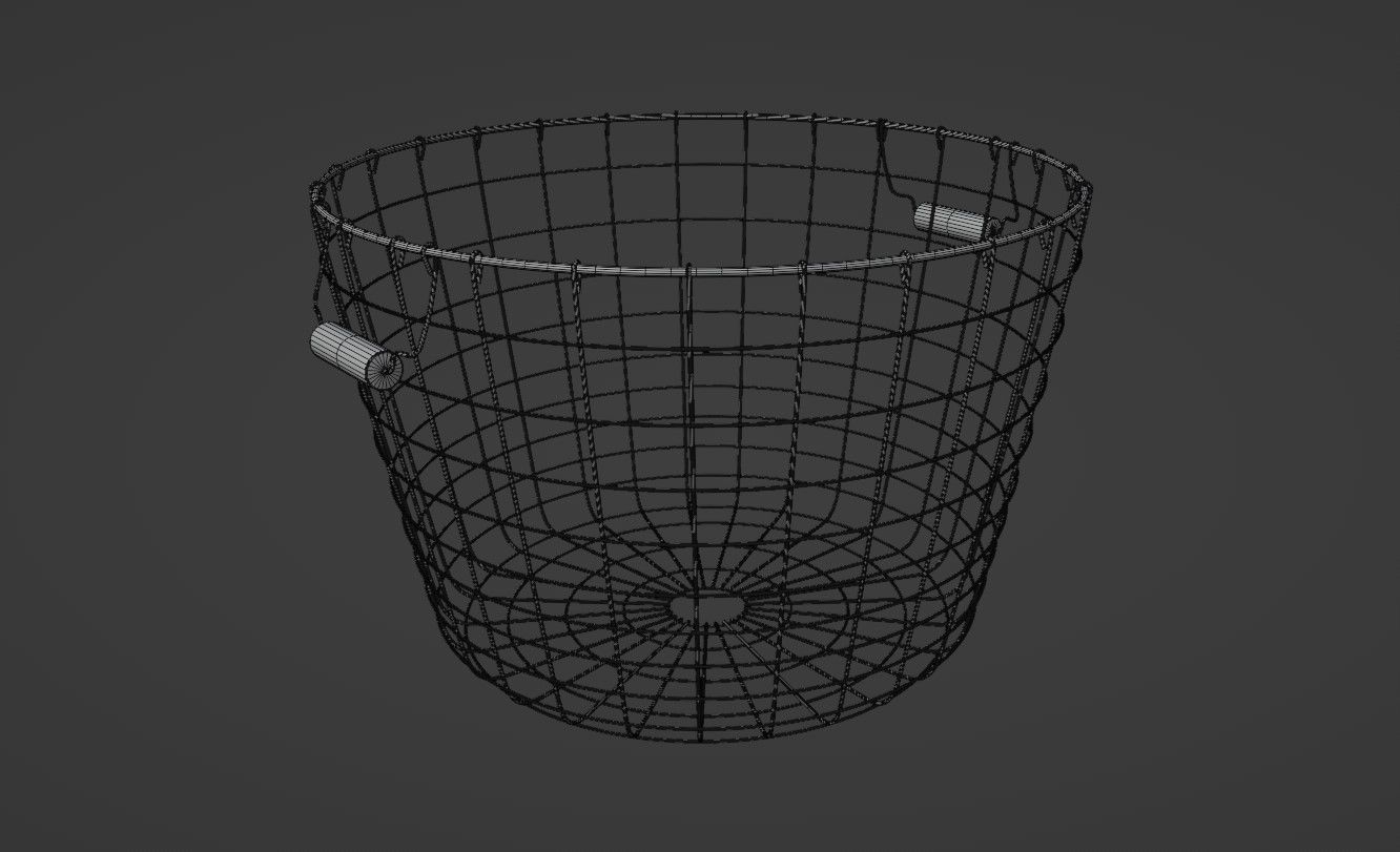 NATADE Wire Basket 3D model_5