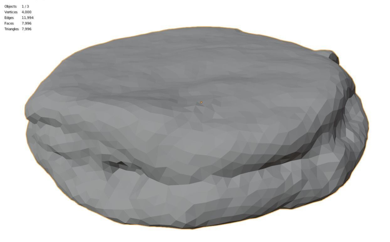 Photorealistic English Muffin - 5 LODs Free low-poly 3D model_9