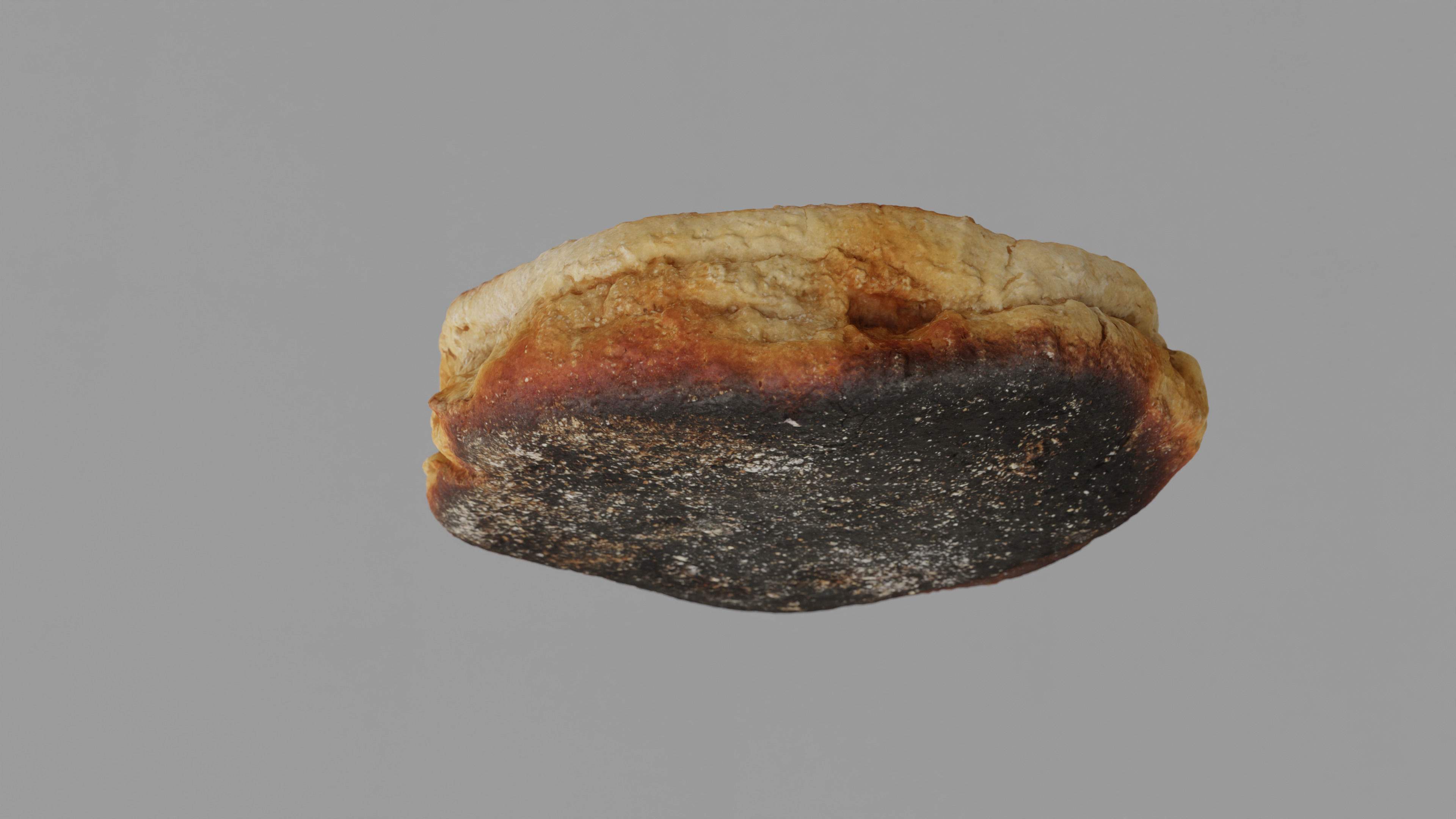 Photorealistic English Muffin - 5 LODs Free low-poly 3D model_5