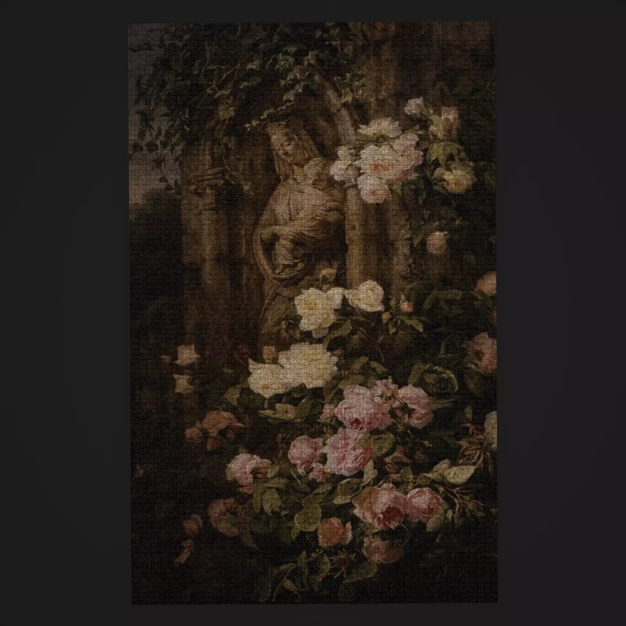 La Madone aux Roses Tapestry Low-poly 3D model_0