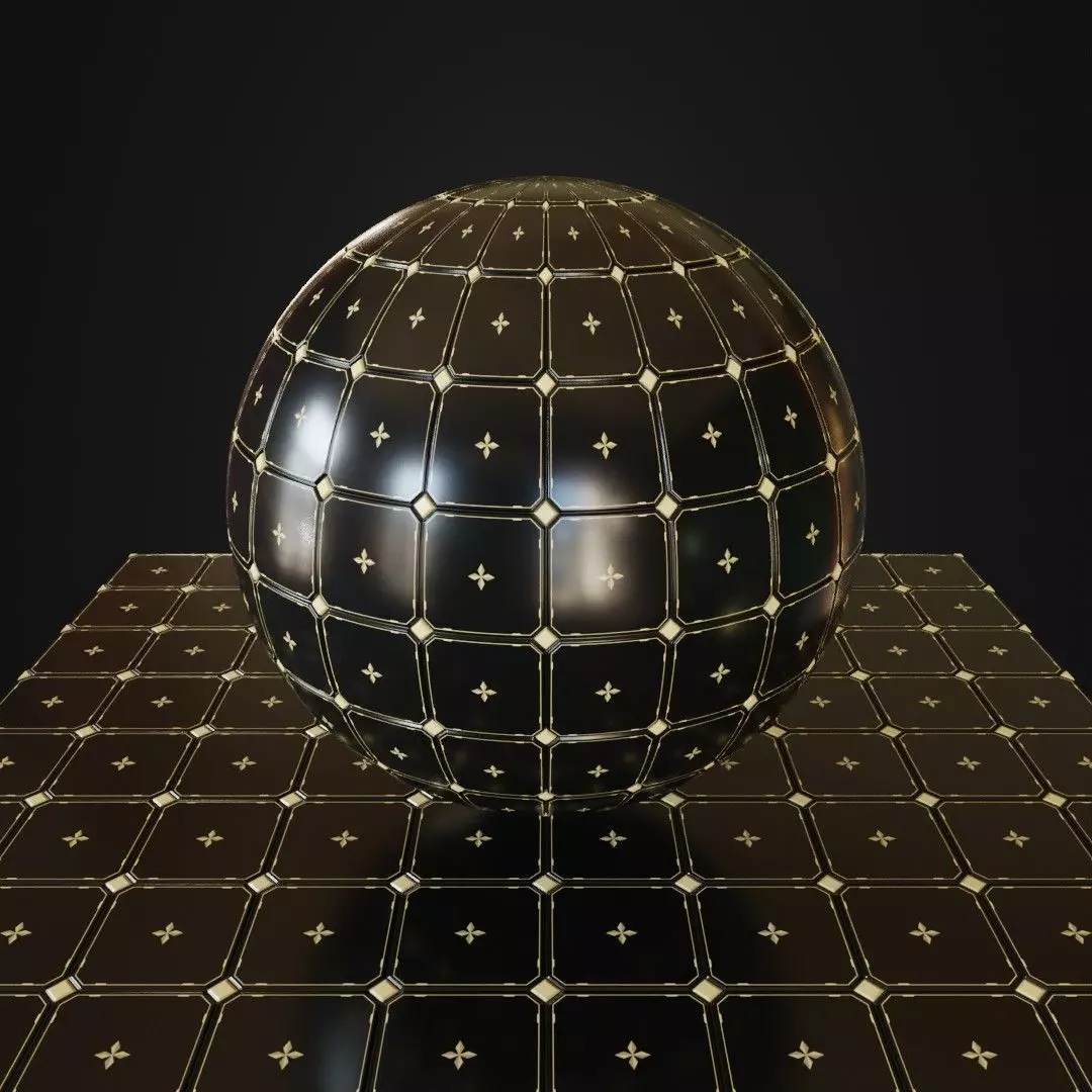 Black luxury bathroom tiles Texture