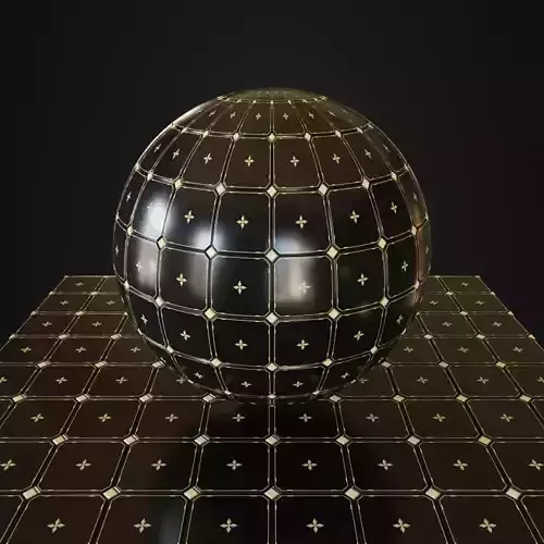 Black luxury bathroom tiles