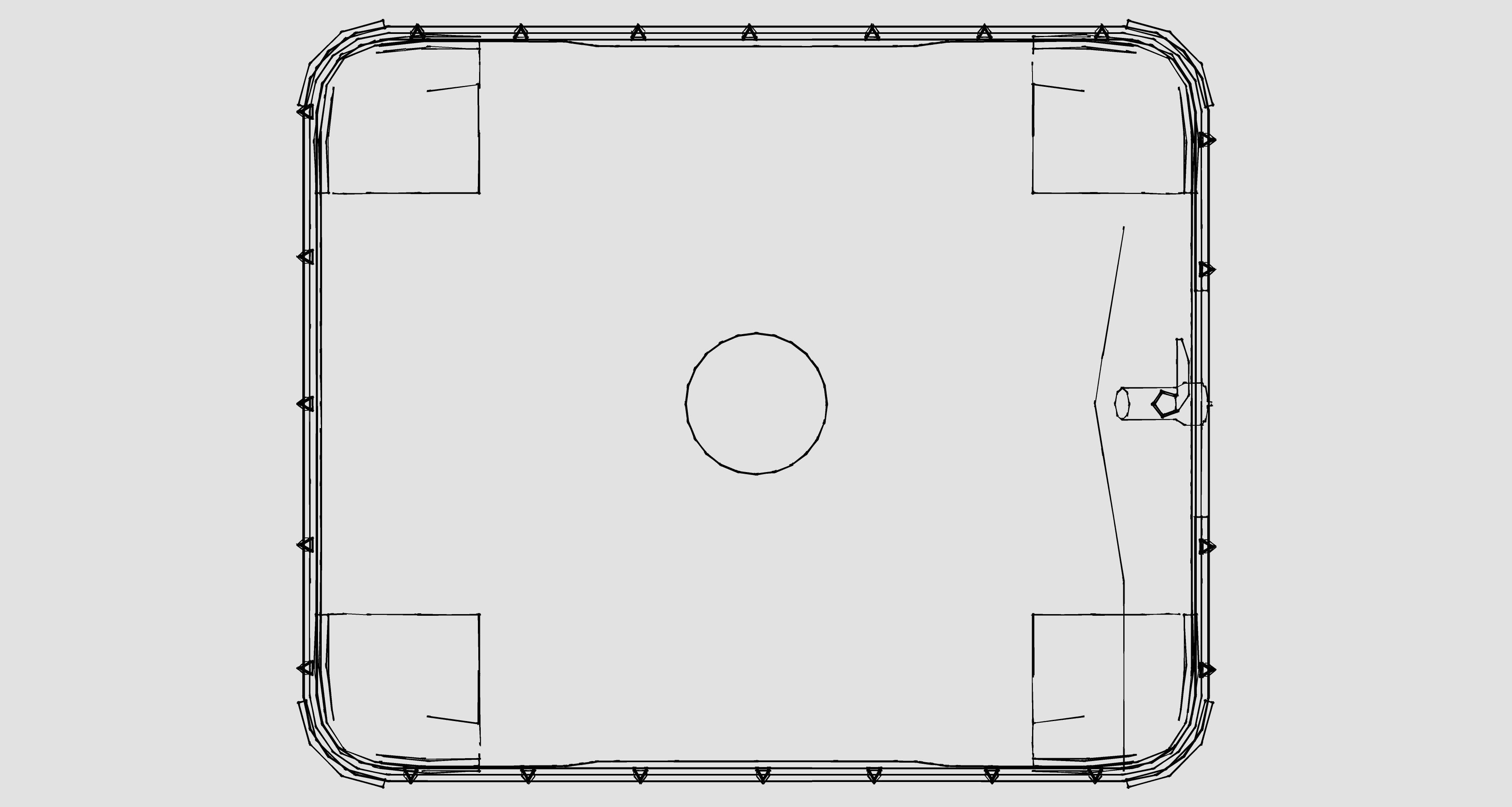 Plastic Tank Low-poly 3D model_6