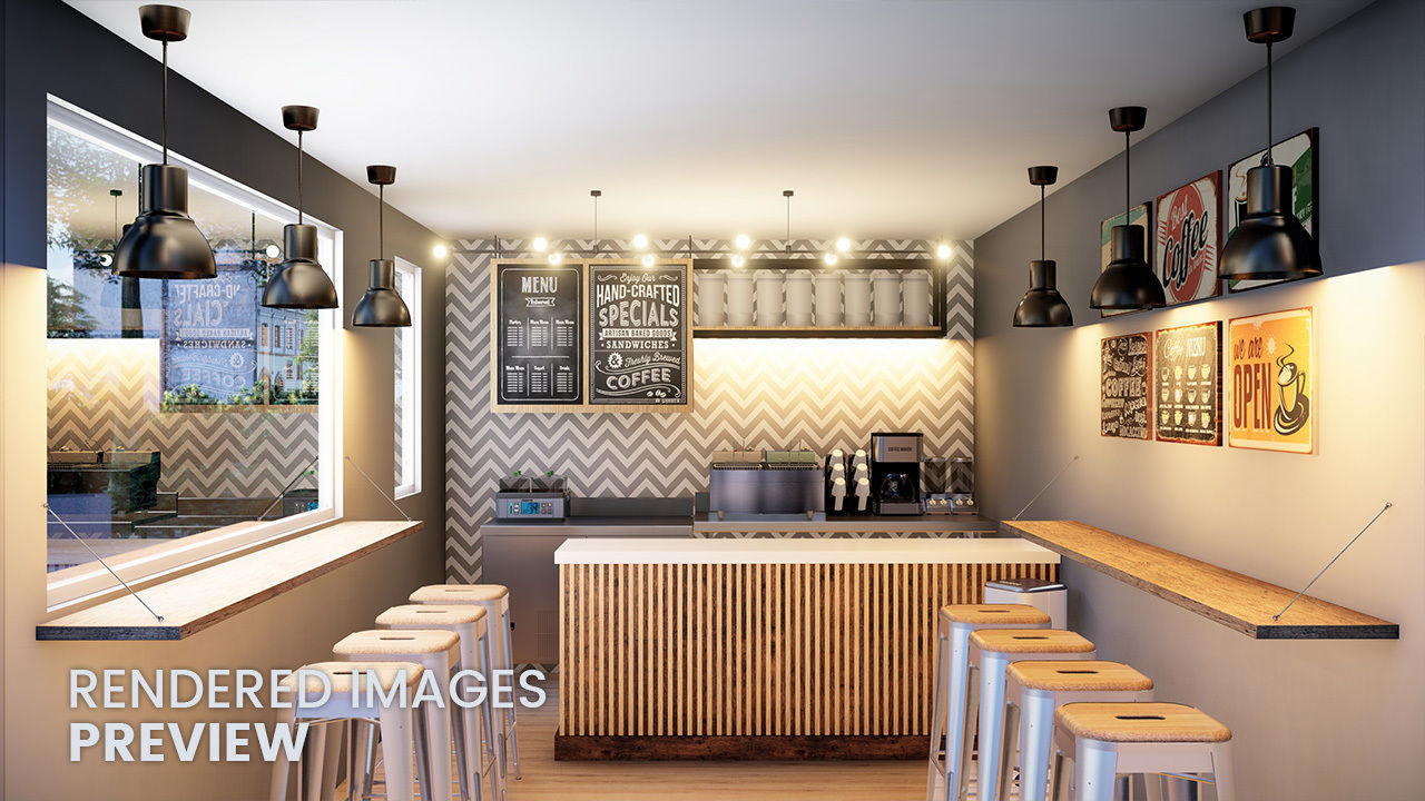 Custom Container Cafe 3D model_3