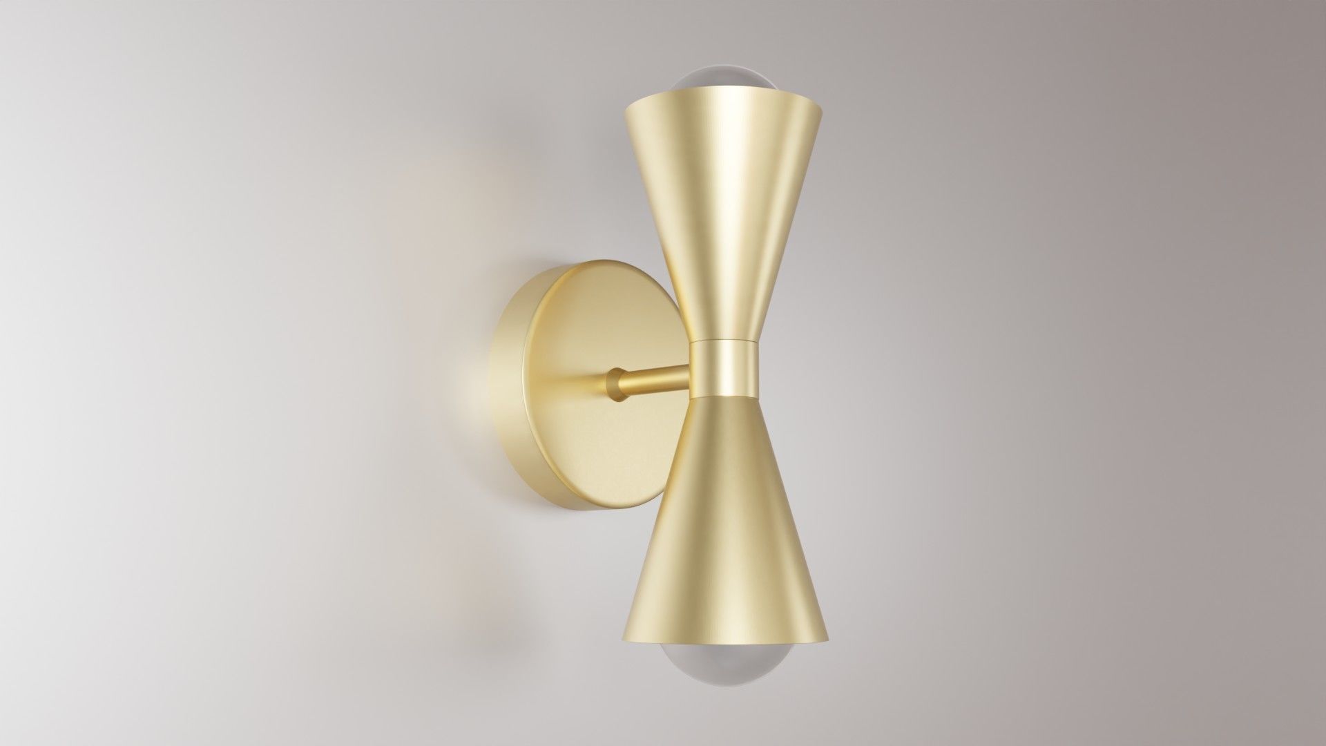 Geometric Fixture - Art Deco Sconce  - Modern Lighting 3D model_2