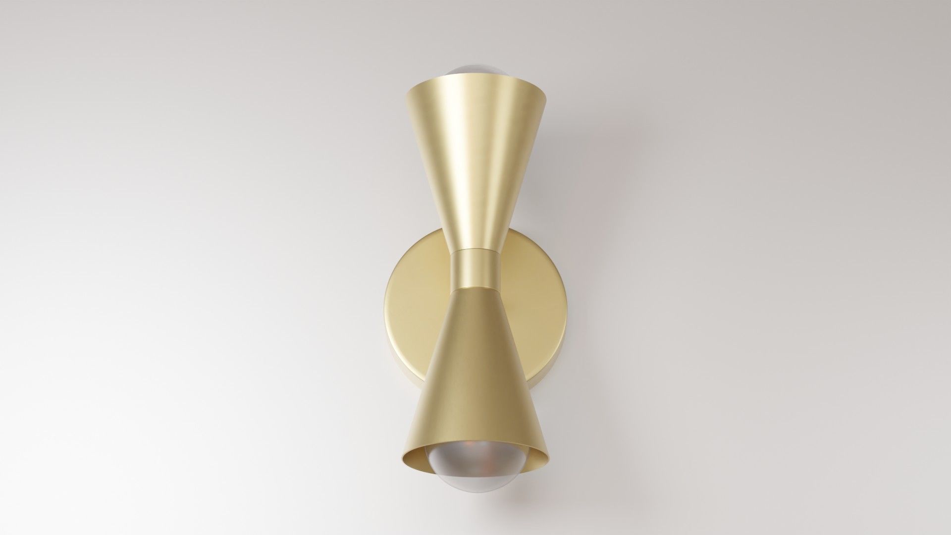 Geometric Fixture - Art Deco Sconce  - Modern Lighting 3D model_3