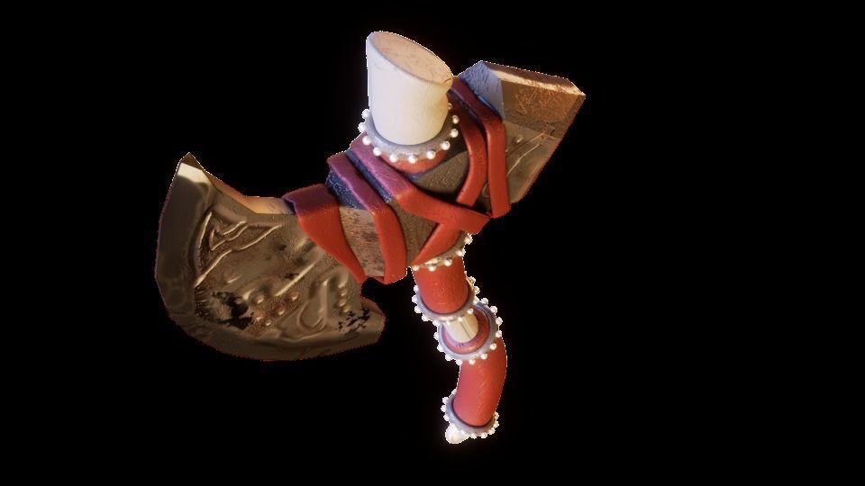 Axe01 axe 3D model_2