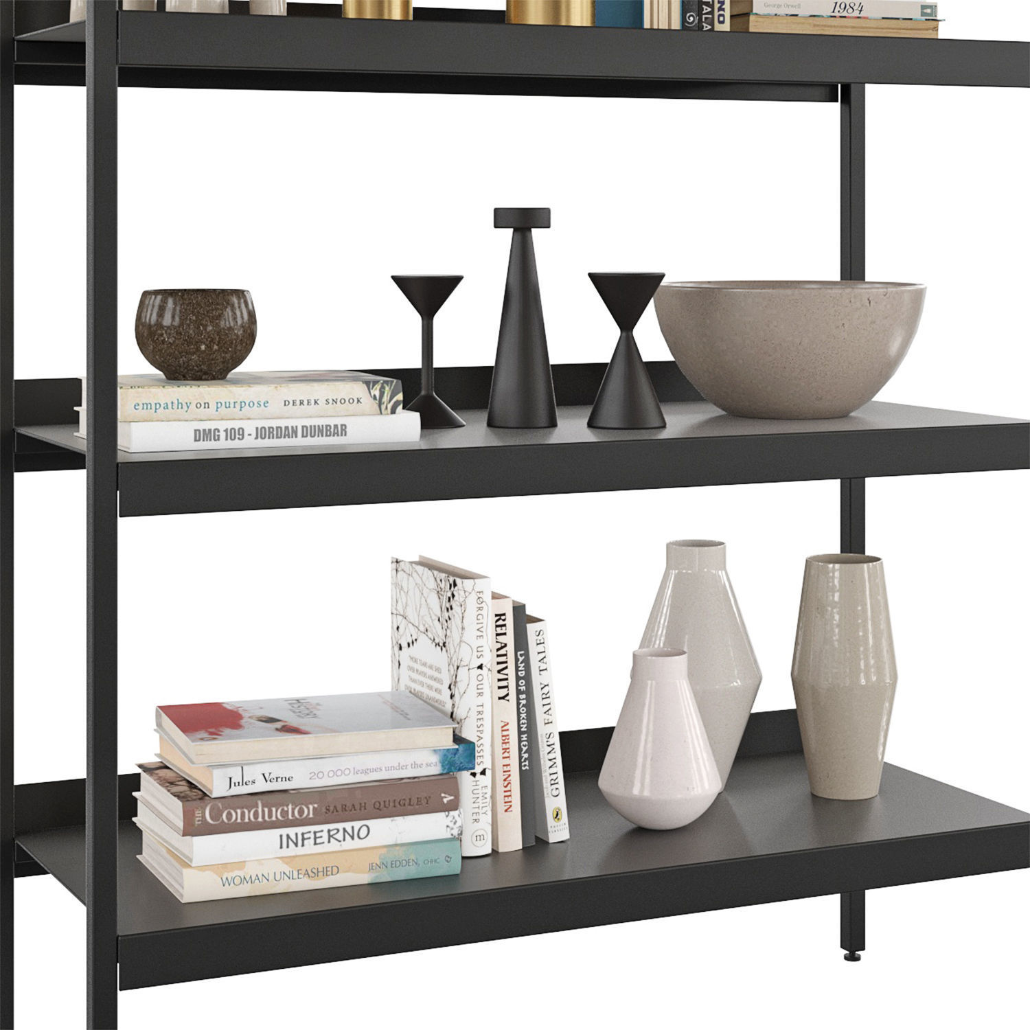 Bookcase Lot 3D model_1