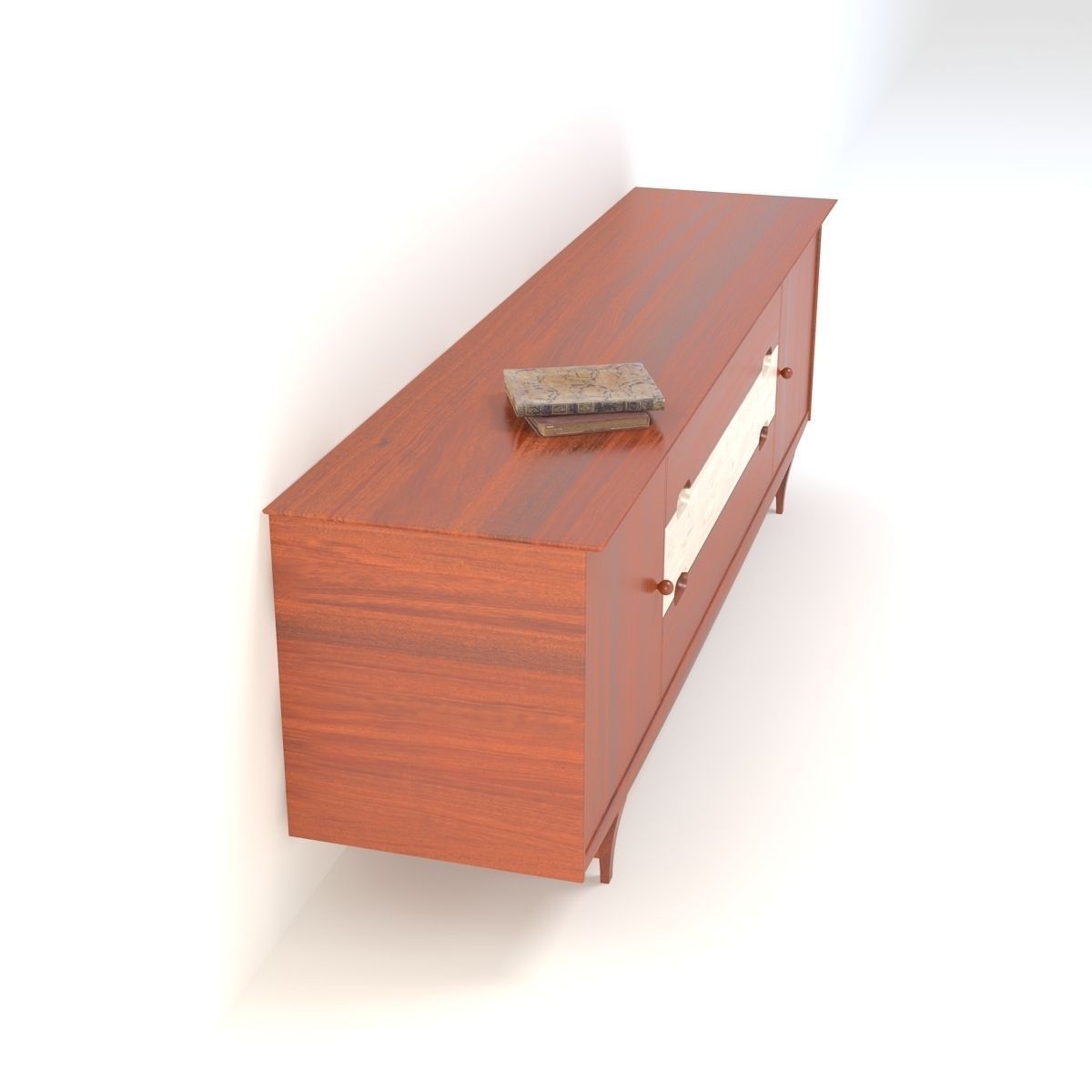 Retro Cupboard 3D model_1