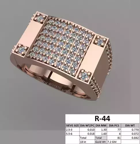 Gents Ring 3D print model