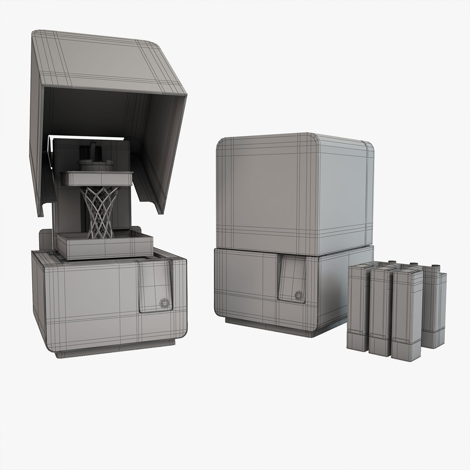 3D Printer Formlabs 2 3D 3D model_5