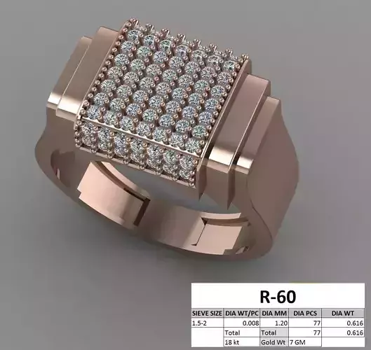 Gents Ring 3D print model