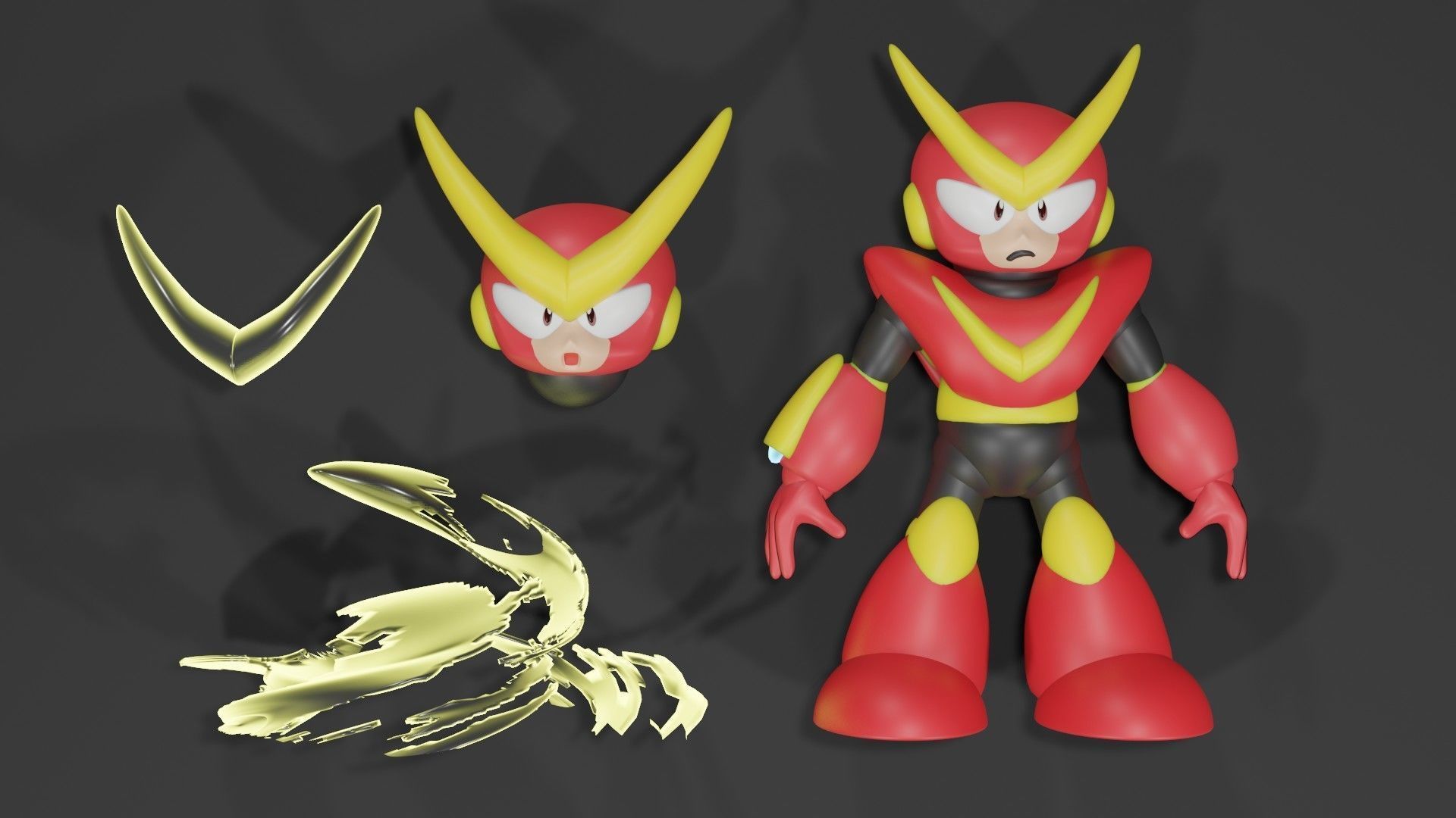 Quickman robot 3D model_6