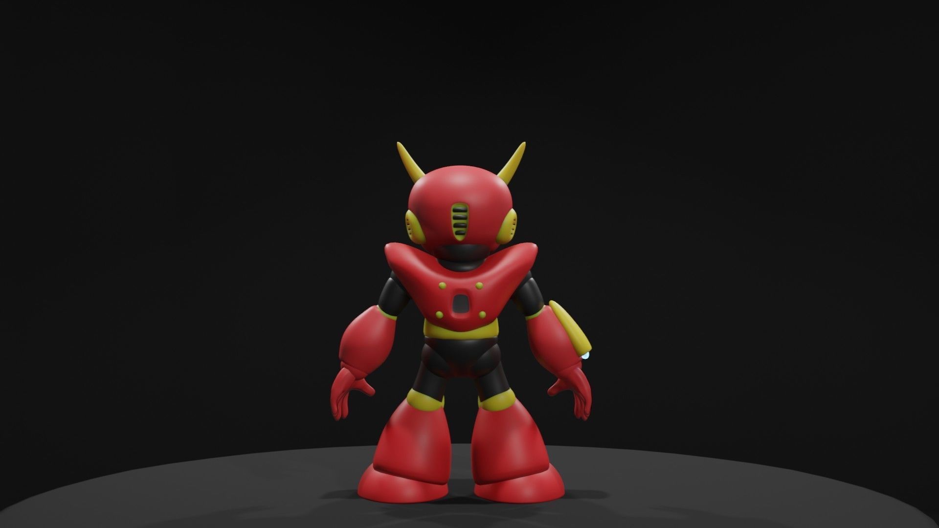Quickman robot 3D model_2
