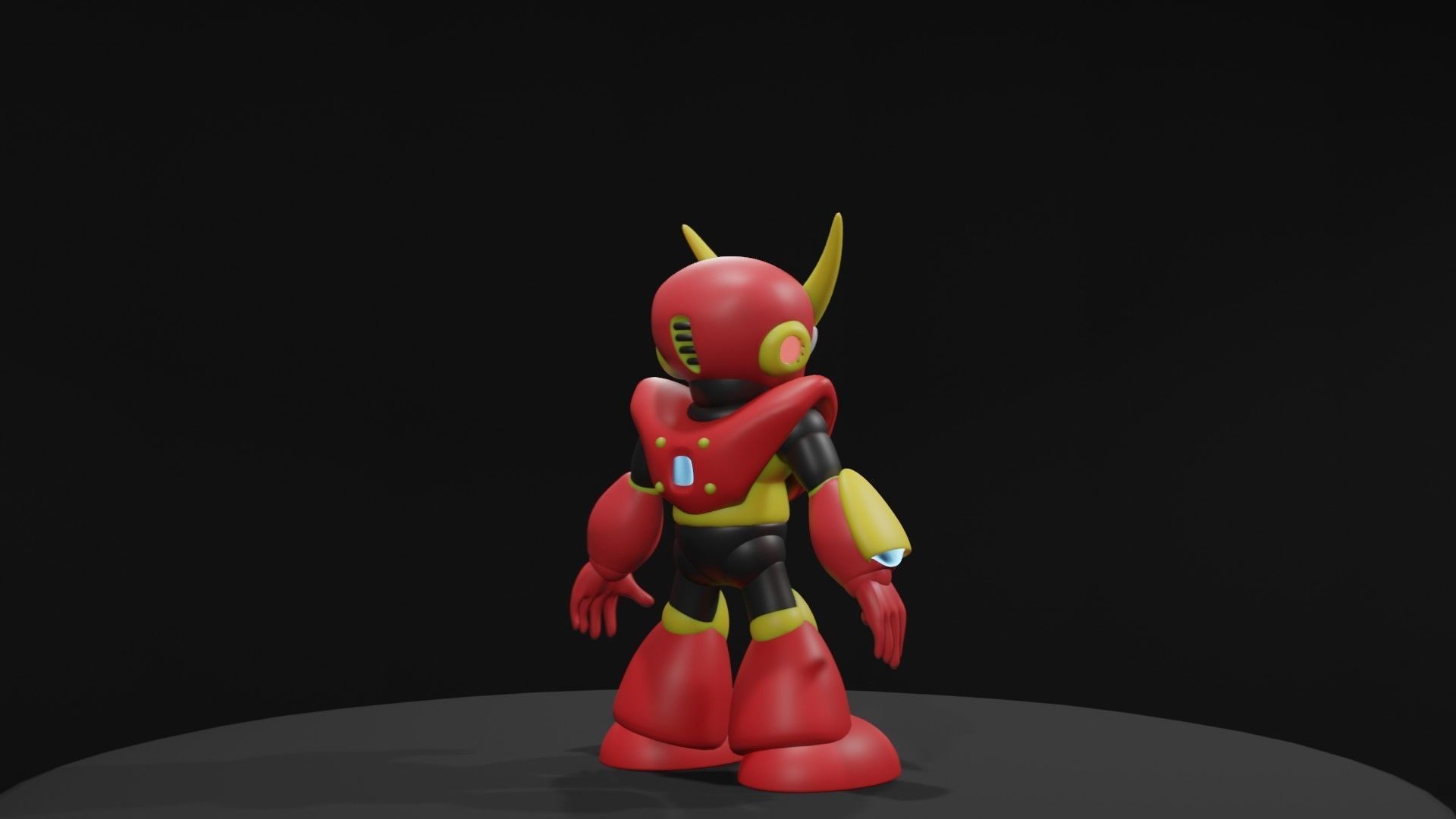Quickman robot 3D model_4