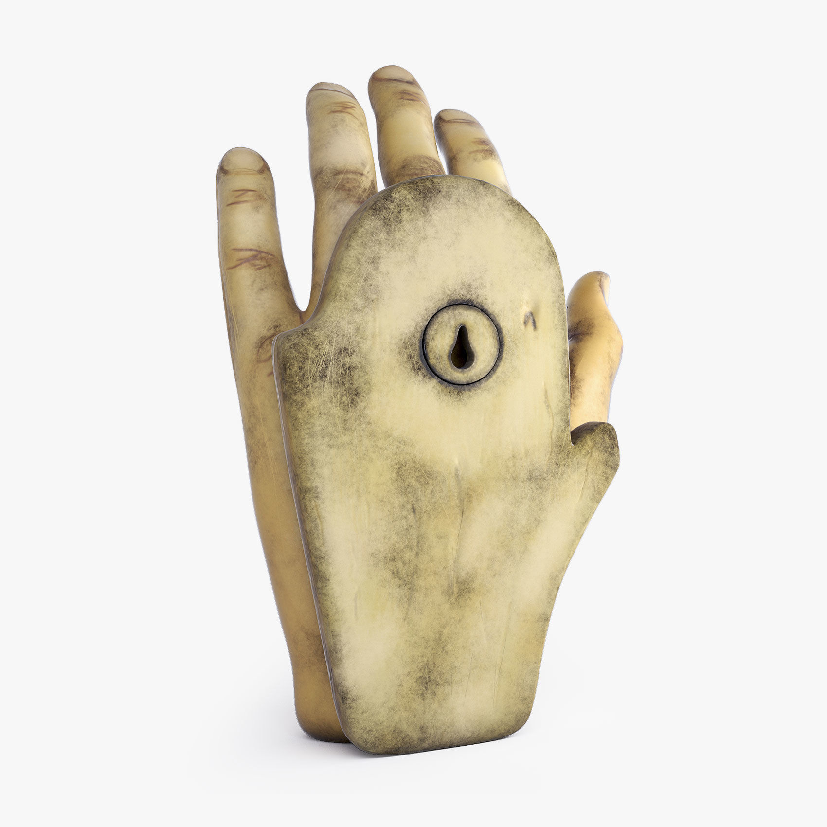 Palmistry Hand  Low-poly 3D model_4