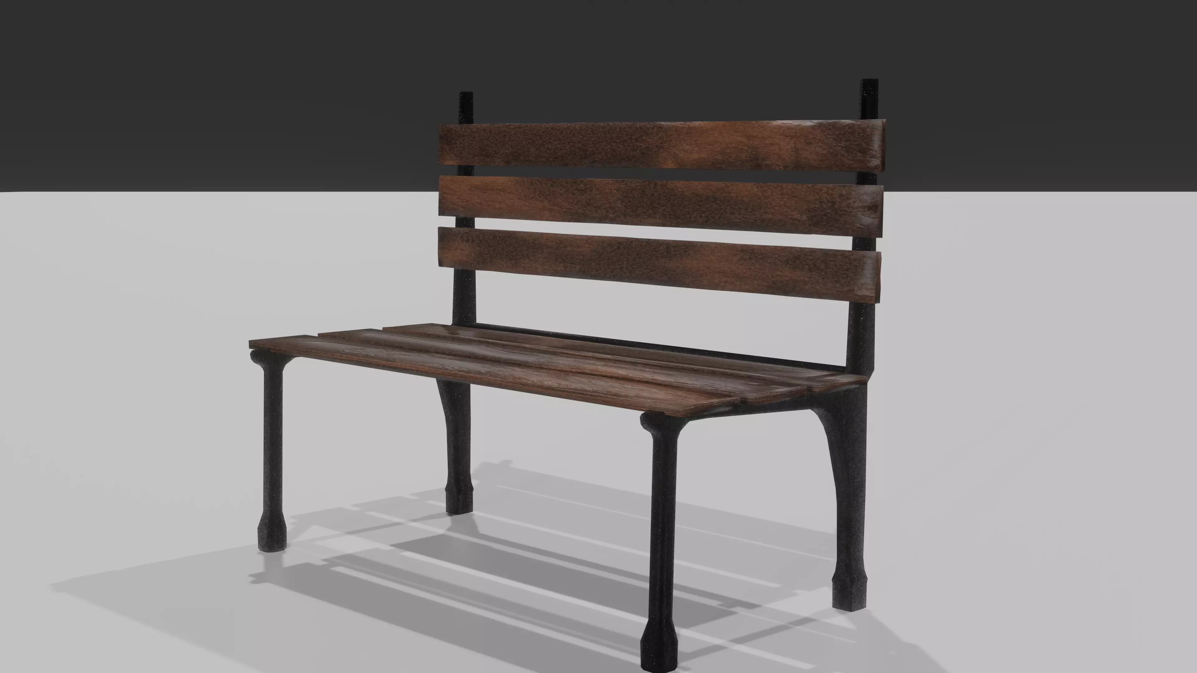 Park Bench Free 3D model