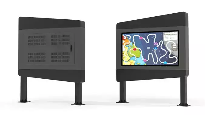 Digital Kiosk 3D model