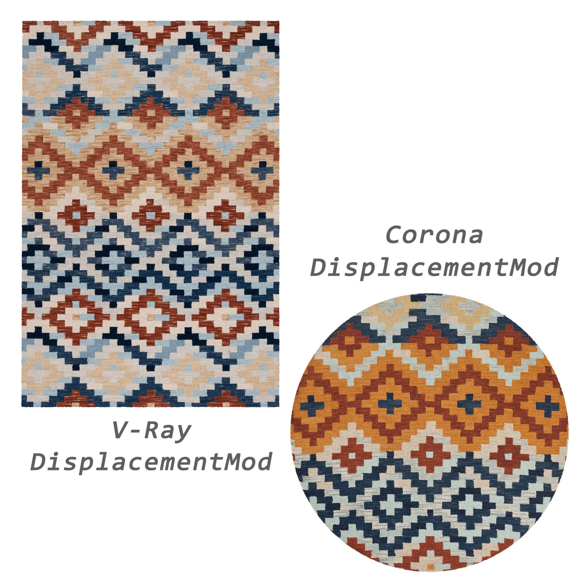 Rugs No 599 Low-poly 3D model_2