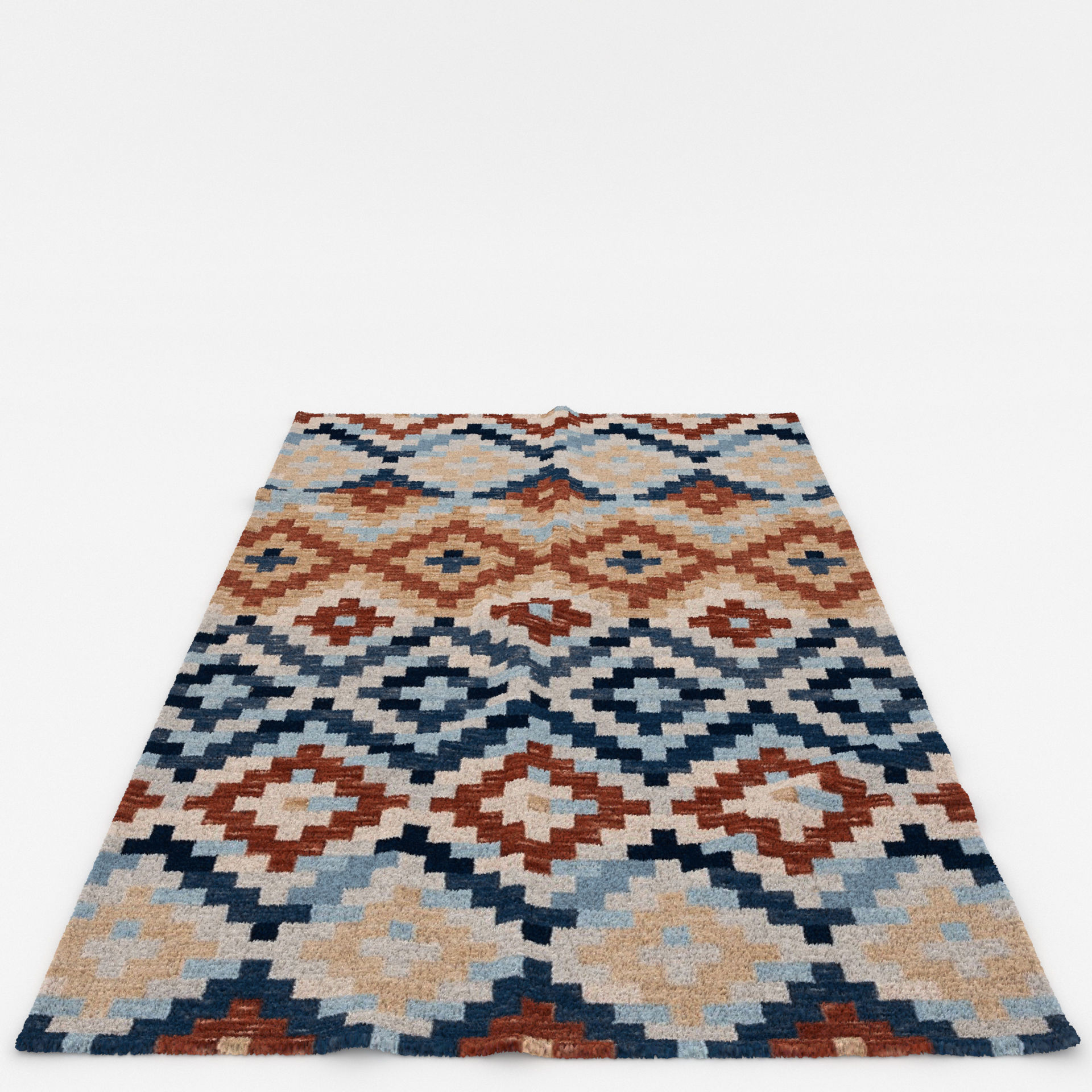 Rugs No 599 Low-poly 3D model_7
