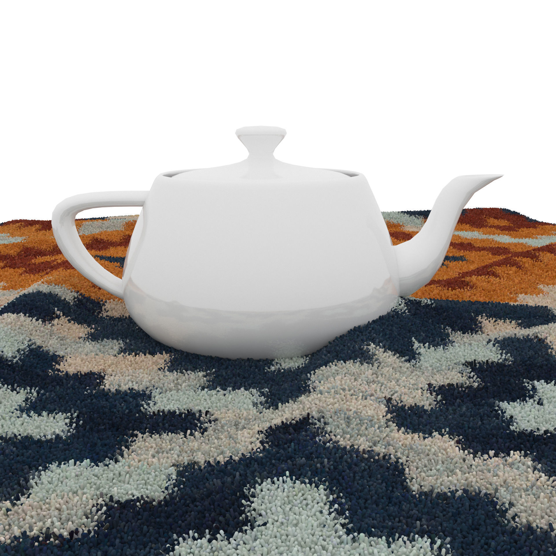 Rugs No 599 Low-poly 3D model_6