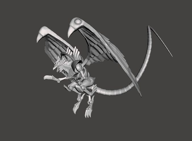 The Winged Dragon of Ra 3D Model 3D print model