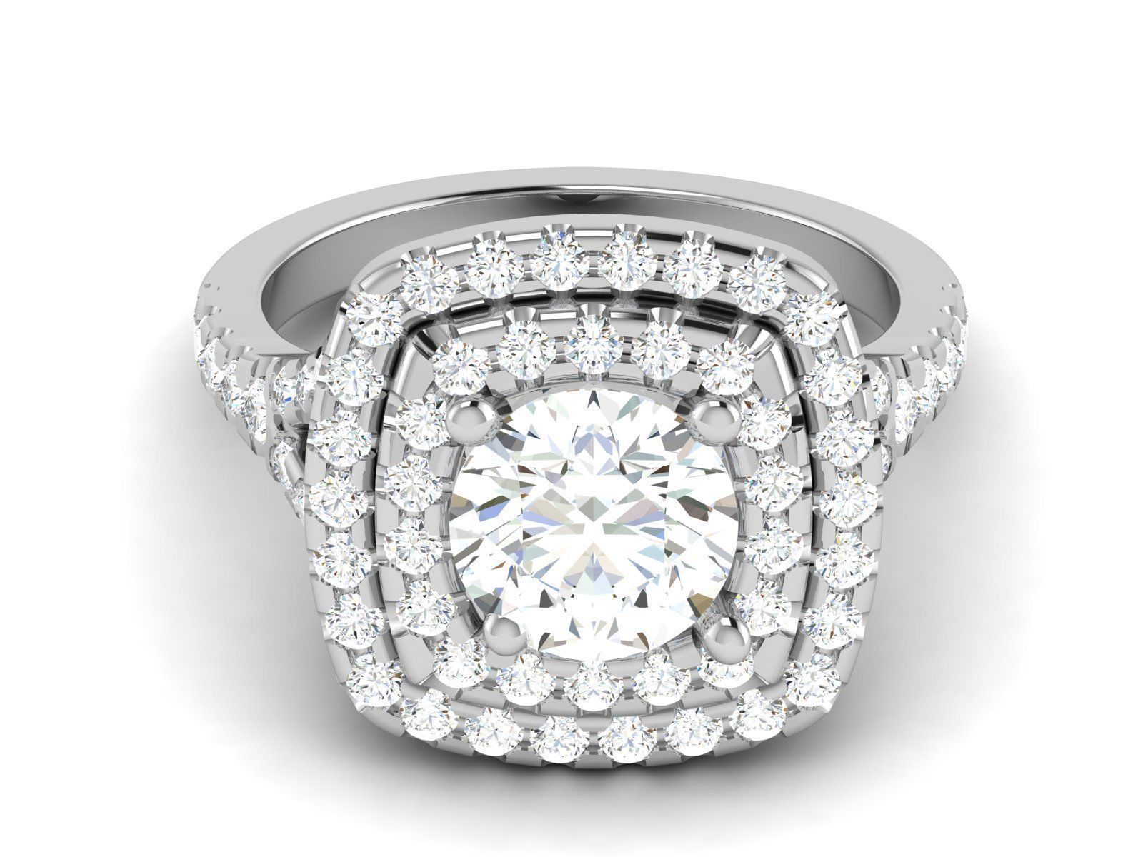 Ring Own design Solitaire Ring 3D print model_9