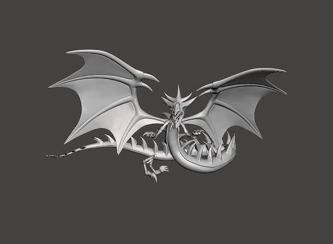 Slifer the Sky Dragon Osiris 3D Model 3D print model