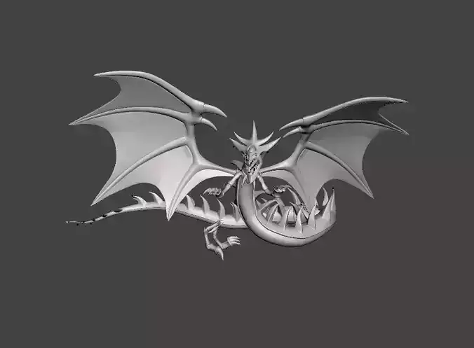 Slifer the Sky Dragon Osiris 3D Model 3D print model