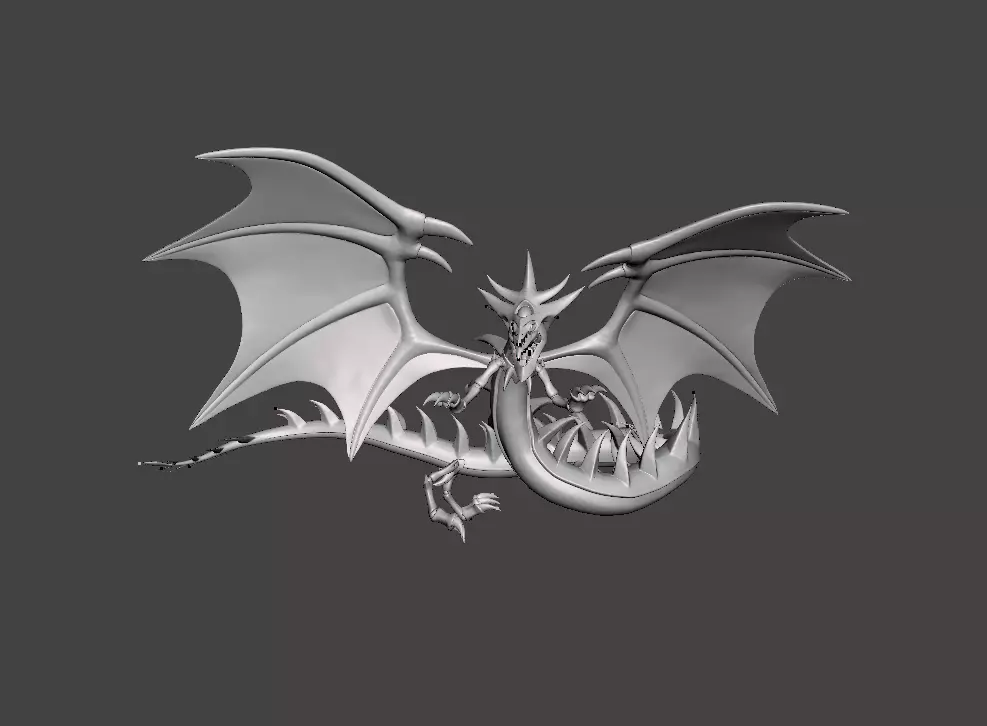 Slifer the Sky Dragon Osiris 3D Model 3D print model_0