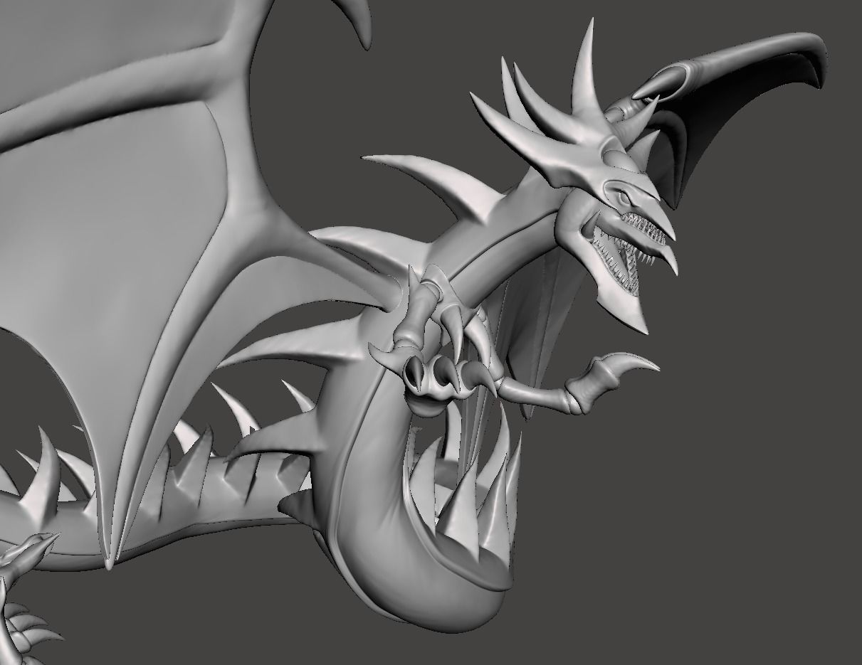 Slifer the Sky Dragon Osiris 3D Model 3D print model_1