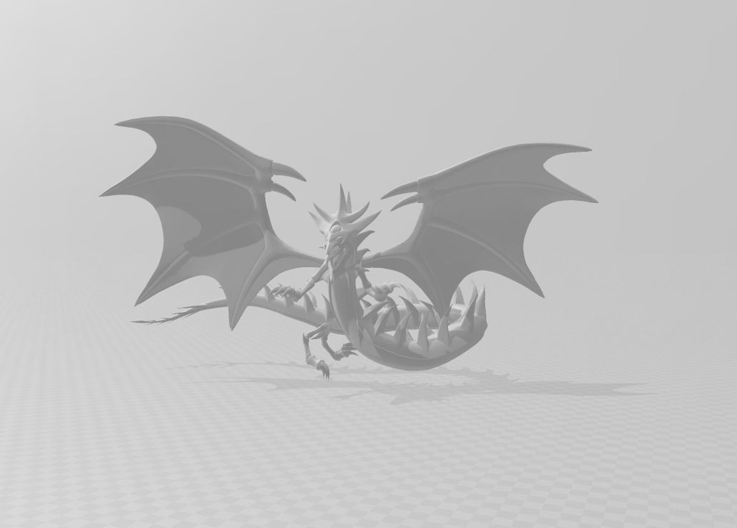 Slifer the Sky Dragon Osiris 3D Model 3D print model_4