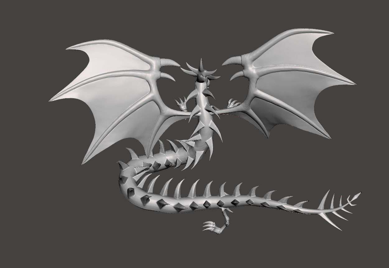 Slifer the Sky Dragon Osiris 3D Model 3D print model_2