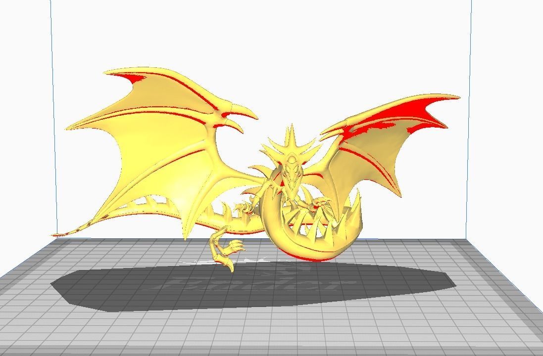 Slifer the Sky Dragon Osiris 3D Model 3D print model_3