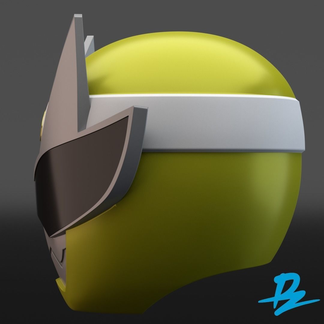 Avataro Sentai Donbrothers Oni Sister yellow 3D print model_1