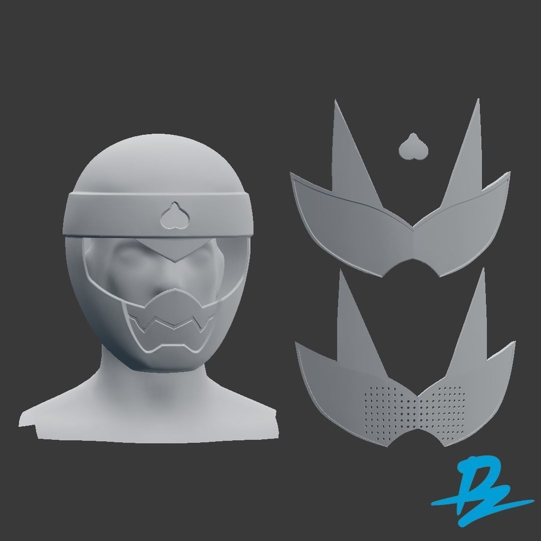 Avataro Sentai Donbrothers Oni Sister yellow 3D print model_6