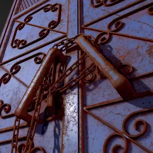 3D Designer rusty door