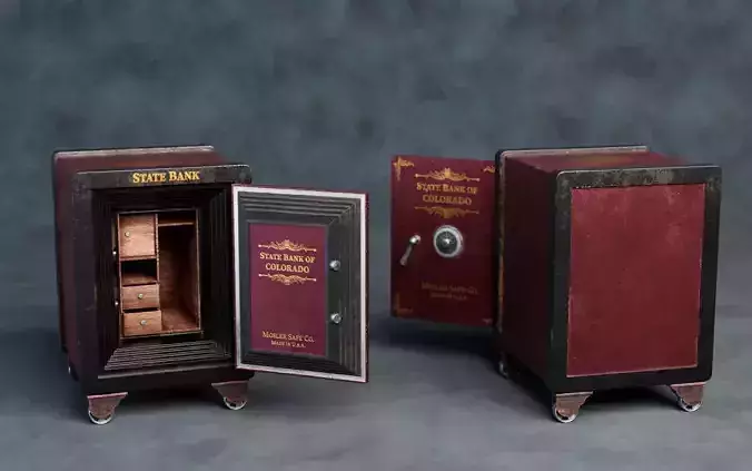 PBR Antique Bank Safe