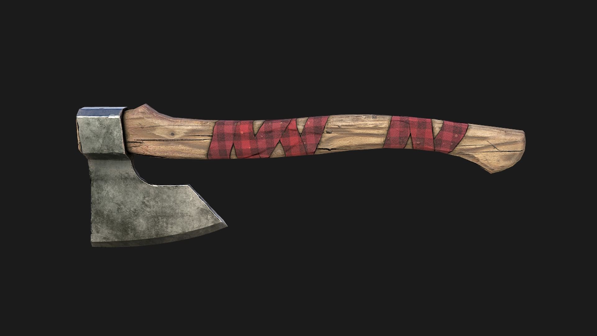 Lumberjack Ax Low-poly 3D model_10