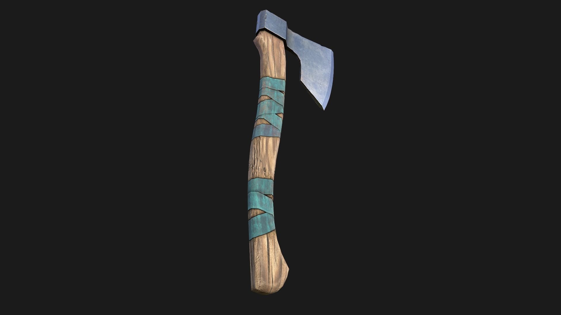 Lumberjack Ax Low-poly 3D model_18