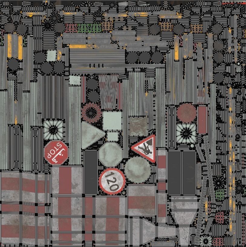 traffic lights Free 3D model_7