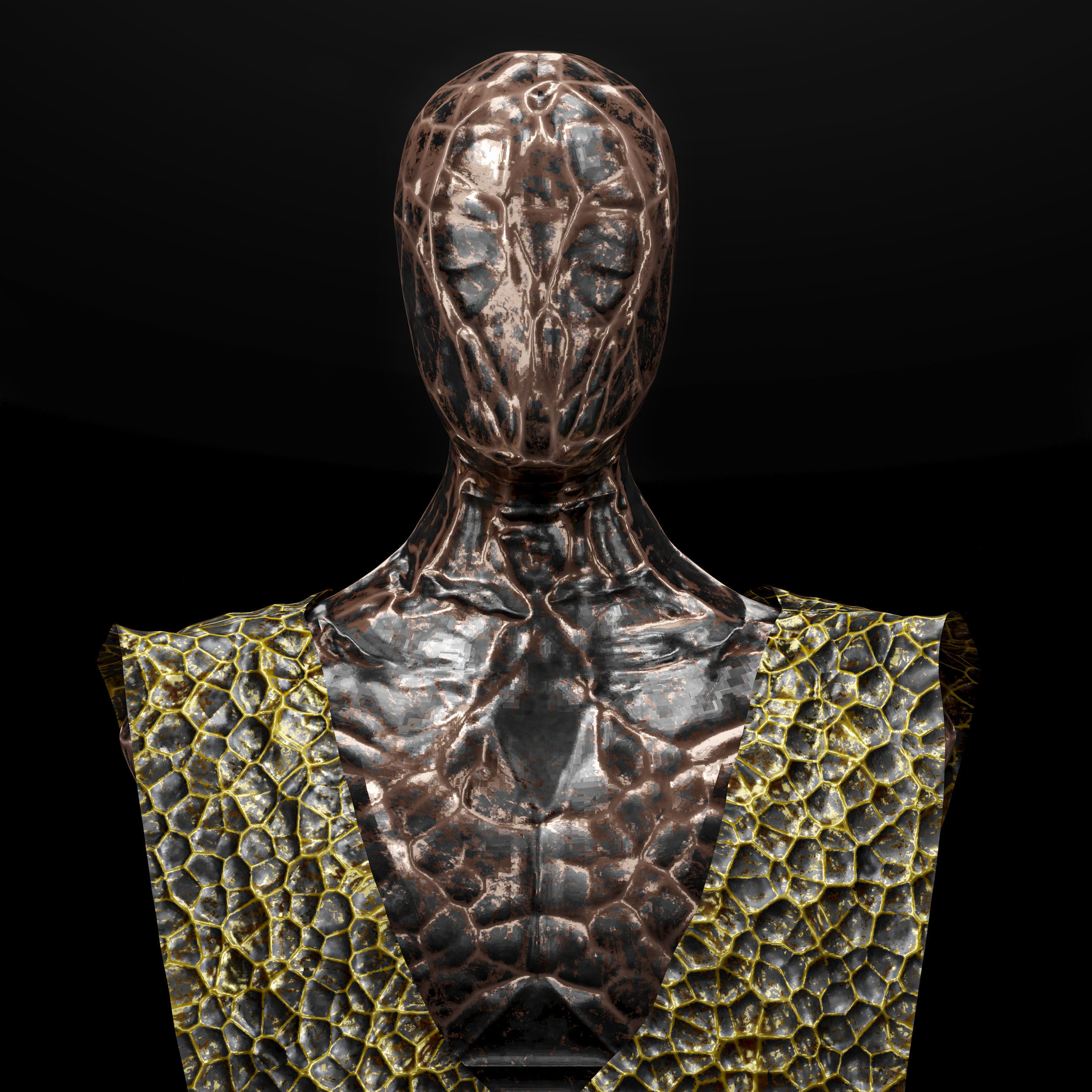 Sculpture of the army 3D model_3