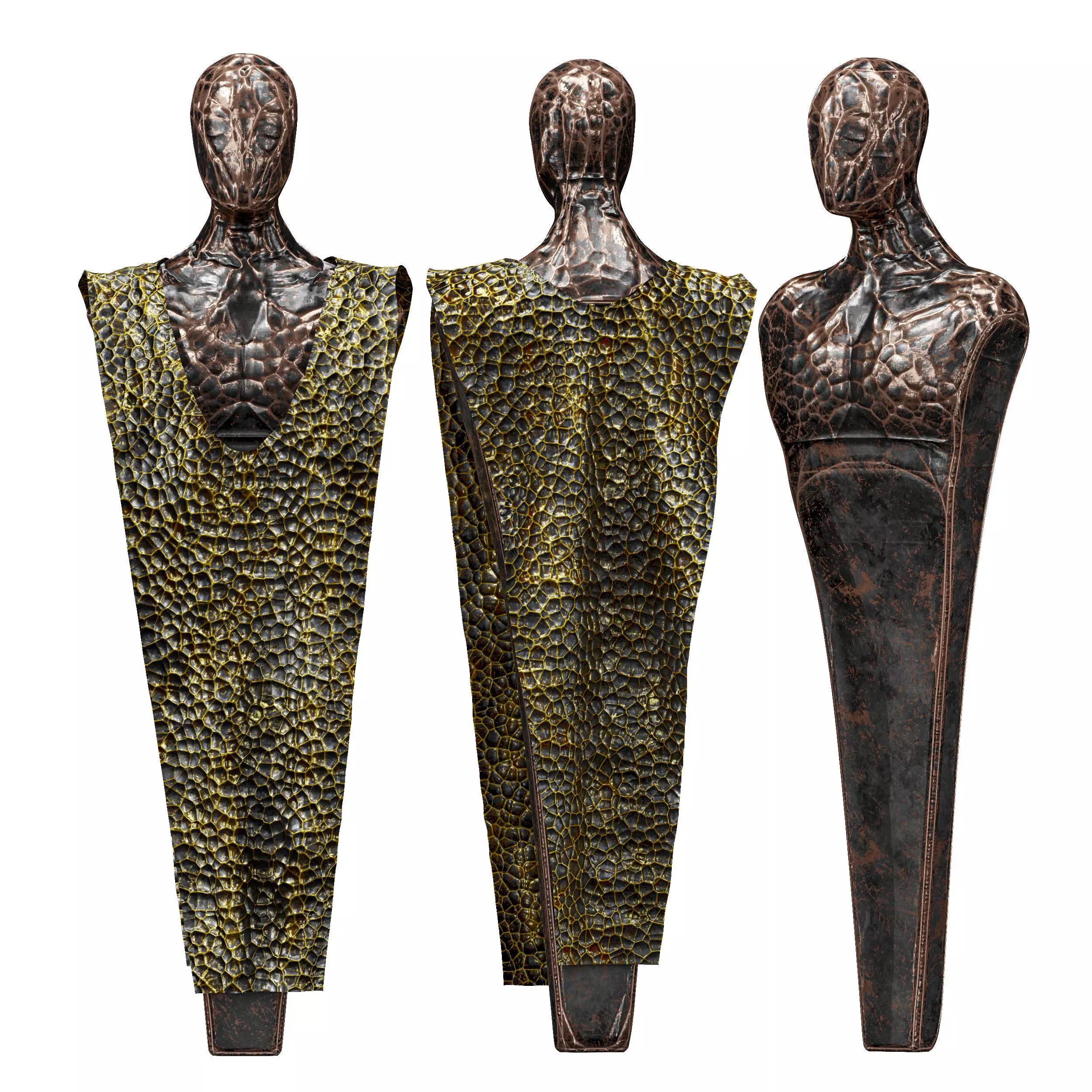 Sculpture of the army 3D model_0